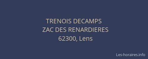 TRENOIS DECAMPS