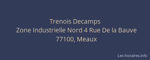 Trenois Decamps