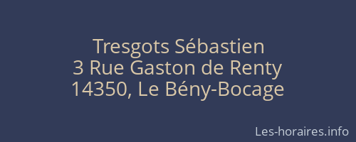 Tresgots Sébastien