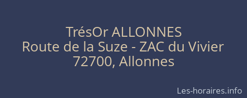 TrésOr ALLONNES