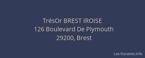 TrésOr BREST IROISE