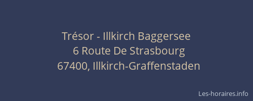 Trésor - Illkirch Baggersee