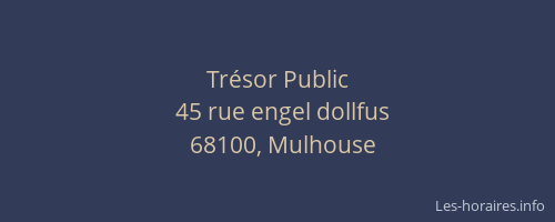 Trésor Public