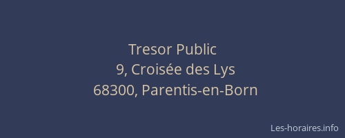 Tresor Public
