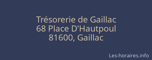 Trésorerie de Gaillac