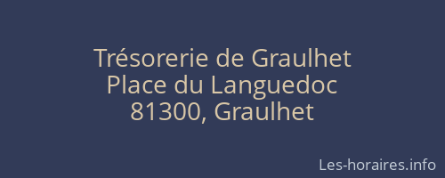 Trésorerie de Graulhet