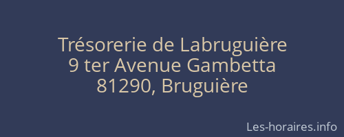 Trésorerie de Labruguière