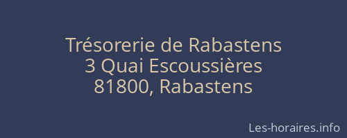 Trésorerie de Rabastens