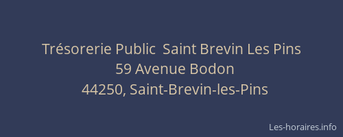 Trésorerie Public  Saint Brevin Les Pins