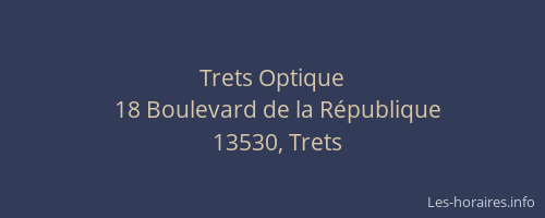 Trets Optique