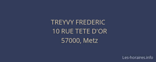 TREYVY FREDERIC