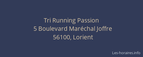 Tri Running Passion