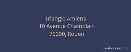 Triangle Amiens