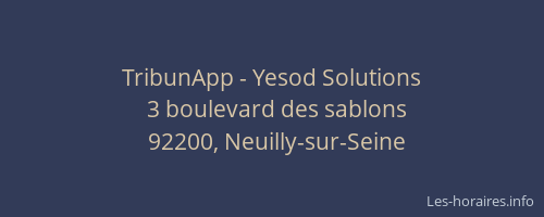 TribunApp - Yesod Solutions