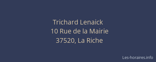 Trichard Lenaick