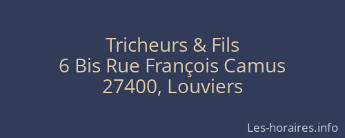 Tricheurs & Fils
