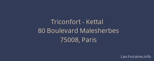 Triconfort - Kettal