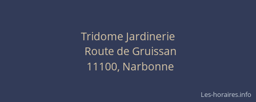 Tridome Jardinerie