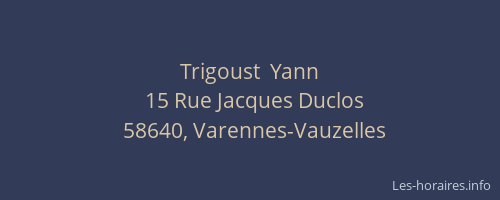 Trigoust  Yann
