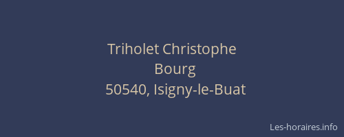 Triholet Christophe
