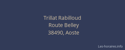 Trillat Rabilloud