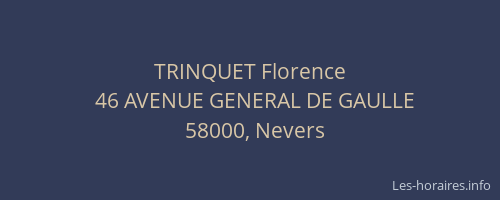 TRINQUET Florence
