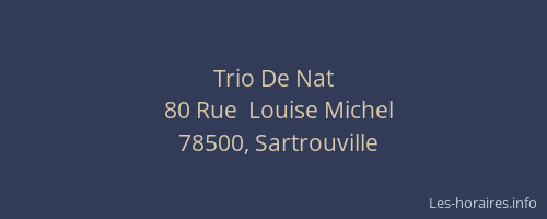 Trio De Nat