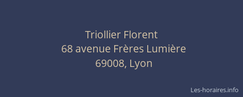 Triollier Florent
