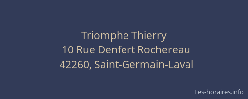 Triomphe Thierry