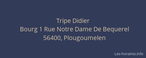 Tripe Didier