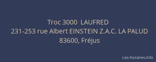 Troc 3000  LAUFRED
