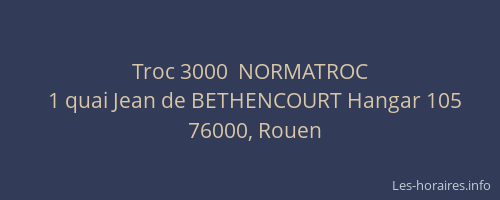 Troc 3000  NORMATROC