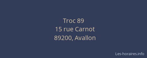 Troc 89