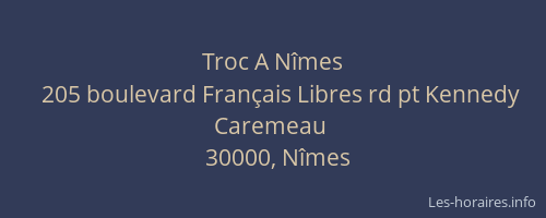 Troc A Nîmes