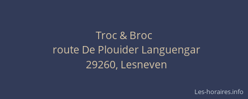 Troc & Broc