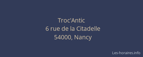 Troc'Antic