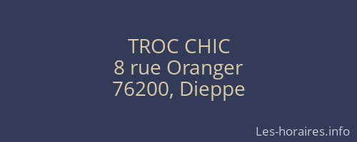 TROC CHIC