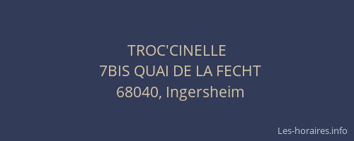 TROC'CINELLE