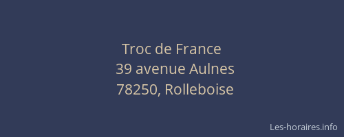 Troc de France