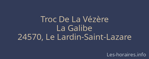 Troc De La Vézère