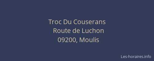 Troc Du Couserans