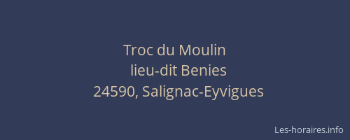Troc du Moulin