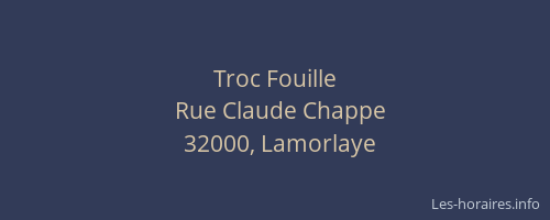 Troc Fouille