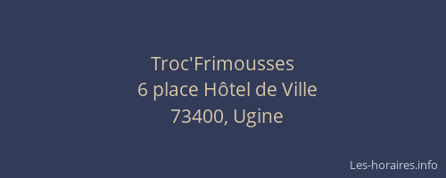 Troc'Frimousses