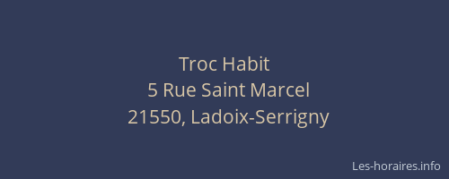 Troc Habit