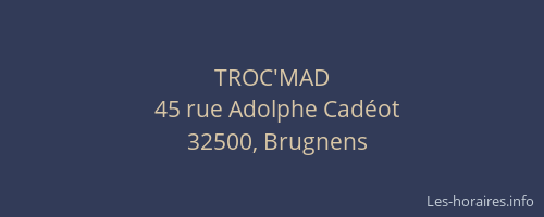 TROC'MAD