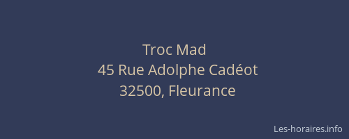 Troc Mad