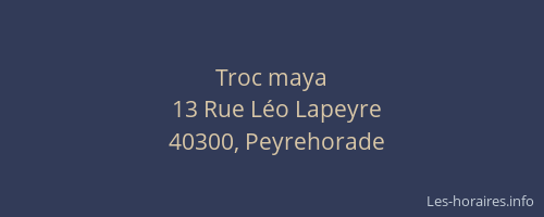 Troc maya
