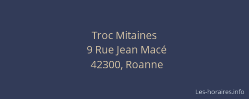 Troc Mitaines