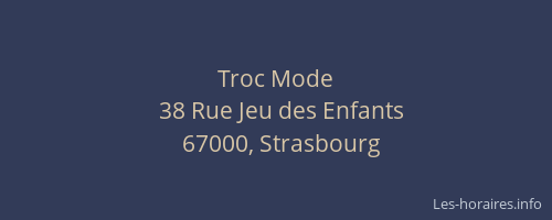 Troc Mode